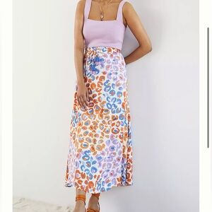 Anthropologie Farm Rio Vibrance Maxi Skirt